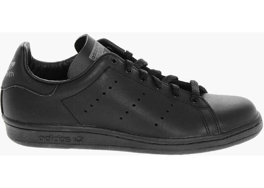 Sneakers adidas Solid Color Leather Stan Smith Low-Top Sneakers Black Barbati (BM 19008148) 3