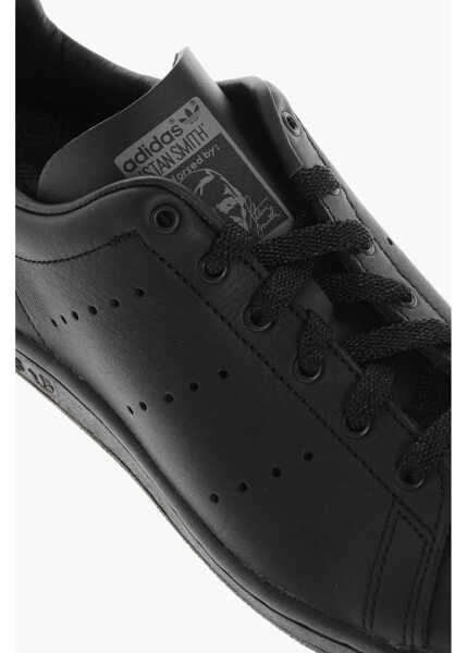 Sneakers adidas Solid Color Leather Stan Smith Low-Top Sneakers Black Barbati (BM 19008148) 4