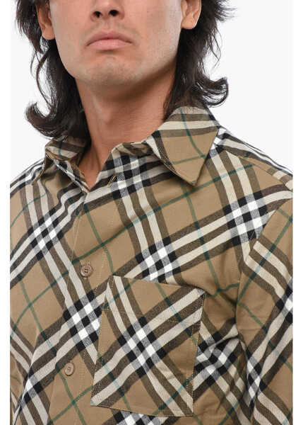 Camasi casual Burberry Checked Shirt With Breast Pocket Multicolor Barbati (BM 19008154) 3