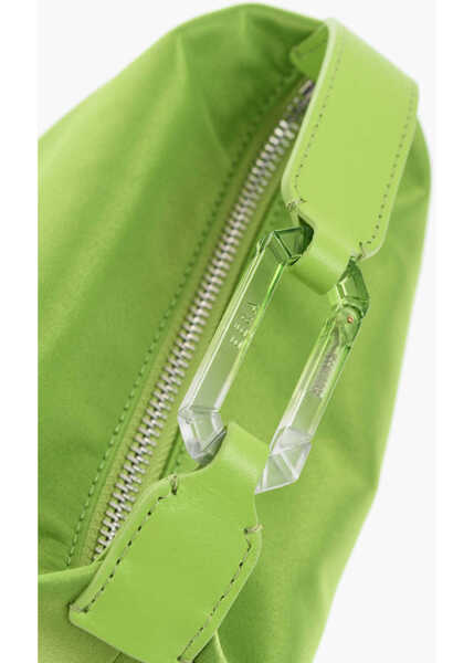 Genti de mana ERA Satin Mood Handbag With Carabiner Detail Green Femei (BM 19008199) 3