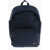 EDEN PARK Solid Color Fabric Backpack Blue