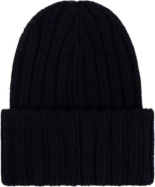 Caciuli DSQUARED2 Wool Beanie With Embossed Logo Blue Barbati (BM 19008382) 3