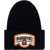 DSQUARED2 Wool Beanie With Embossed Logo Blue