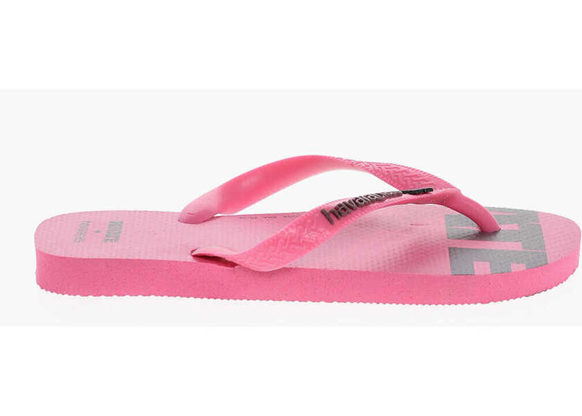 Slapi ROTATE Birger Christensen Havaianas Rubber Flip Flop Pink Femei (BM 19008385) 3