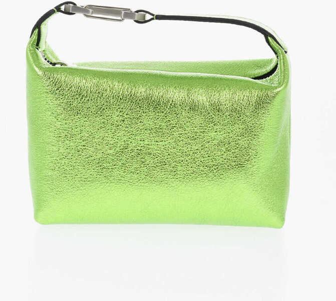 Genti de mana ERA Lam Leather Moon Handbag With Carabiner Detail Green Femei (BM 19008538) 1