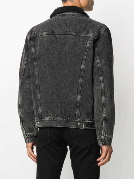 Geci Levis LeviS Denim Type Iii Sherpa Trucker Jacket BLACK WASH Barbati (BM 19011387) 4