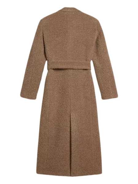 Paltoane Golden Goose Golden Goose Long Double-Breasted Greige Mixed Wool Coat Beige Femei (BM 19011669) 2