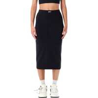 Fuste Off-White Sleek Stretch Midi Skirt Femei