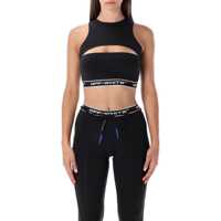 Topuri Off-White Logoband Cut-Out Top Femei