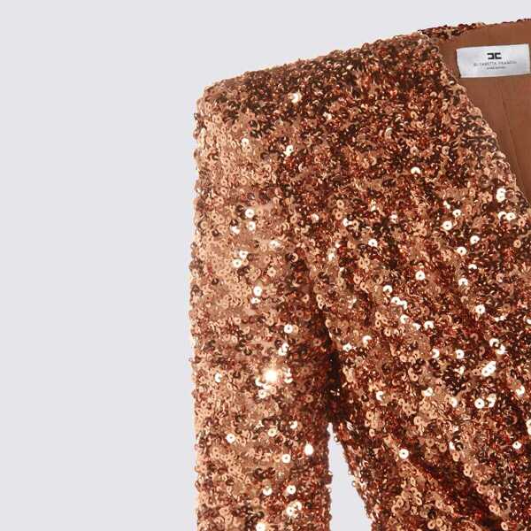 Rochii Elisabetta Franchi Elisabetta Franchi Dresses BROWN SUGAR Femei (BM 19012929) 4