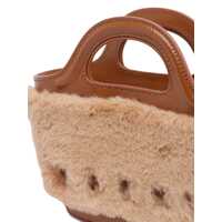 Genti de mana Marni Dama - Genti de mana Marni Marni Marni Shoulder Bag In Beige Fur And Brown Leather Beige Femei (BM 19013274) - B-mall.ro