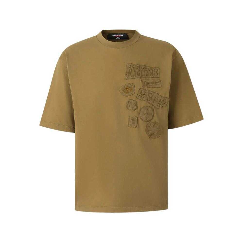 Topuri DSQUARED2 DSQUARED2 T-Shirts & Vests GREEN Barbati (BM 19013625) 1