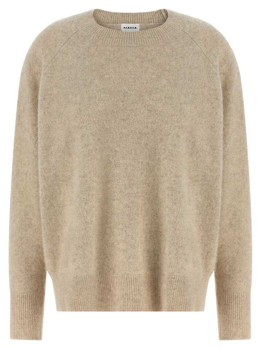 Pulovere P.A.R.O.S.H. P.A.R.O.S.H. Lacoon Sweater Beige Femei (BM 19013649) 1