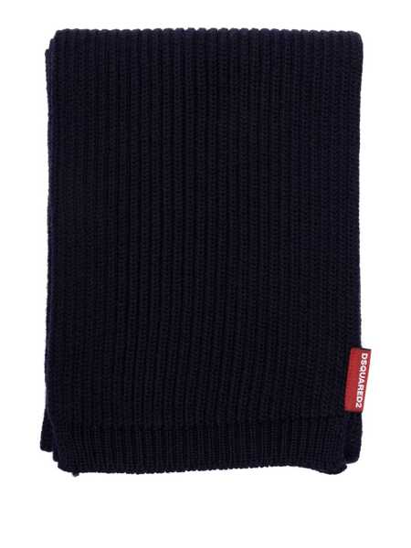 Esarfe DSQUARED2 DSQUARED2 Dsquared2 Blue Hat And Scarf Set BLUE Barbati (BM 19014102) 2