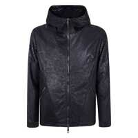 Geci Giorgio Brato Wax Lamb Skin Hooded Jacket Clothing Barbati