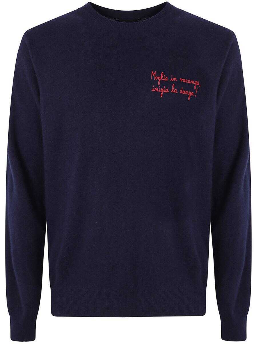 Camasi Mc2 Saint Barth MC2 Saint Barth Heron Light Embry Pullover Clothing BLUE Barbati (BM 19014318) 1