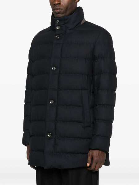 Paltoane Herno Herno Blue Quilted Down Jacket BLUE Barbati (BM 19015962) 3