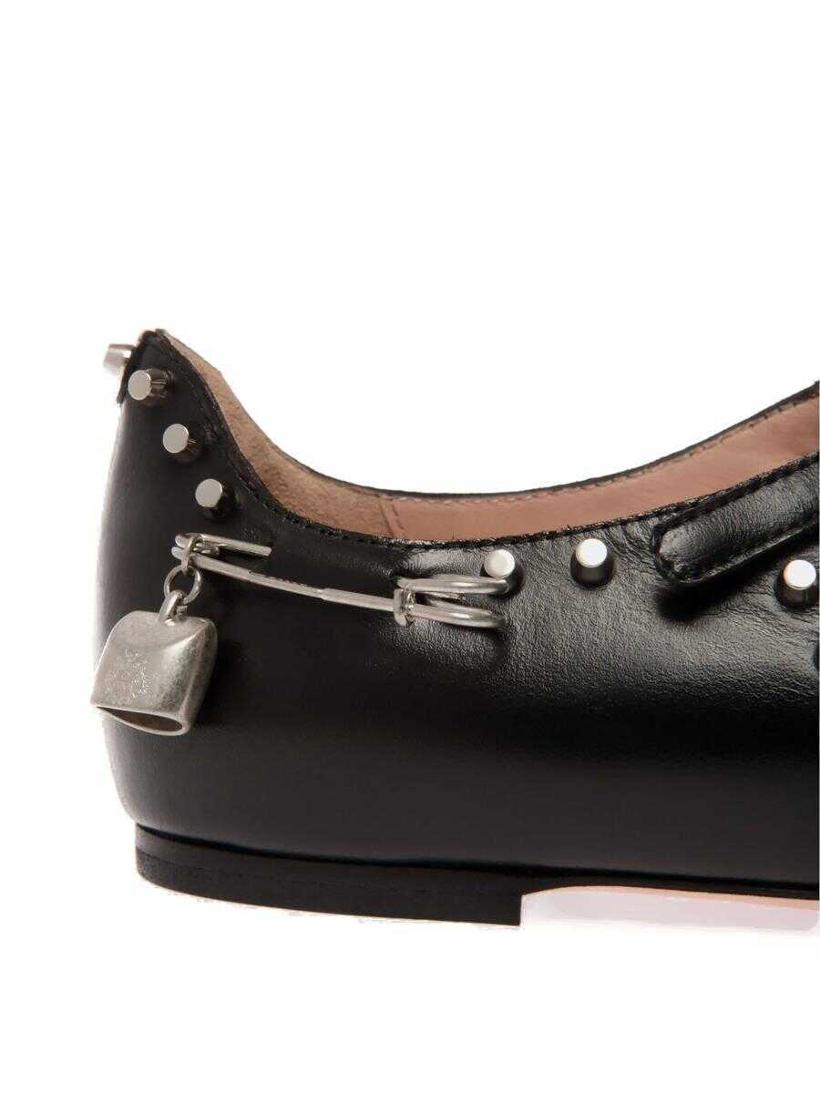 Balerini Bally Bally Beliska-Studs Shoes U901 BLACK Femei (BM 19016970) 4