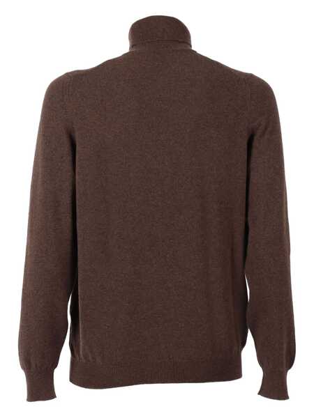 Pulovere Fedeli TURTLE NECK L/S KNITTED SWEATER MAN Brown Barbati (BM 19017552) 2