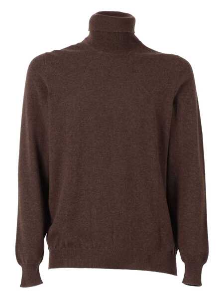 Pulovere Fedeli TURTLE NECK L/S KNITTED SWEATER MAN Brown Barbati (BM 19017552) 1