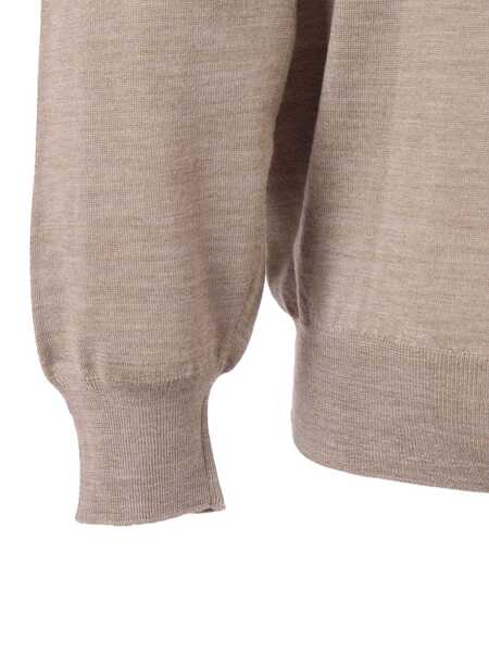 Pulovere Fedeli POLO-SHIRT L/S KNITTED SWEATER MAN Gray Barbati (BM 19017564) 3