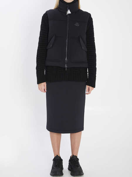 Veste costum MONCLER X EDWARD ENNINFUL Ee72 Otis Vest BLACK Femei (BM 19017607) 5