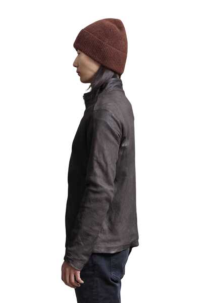 Geci de piele Giorgio Brato GIORGIO BRATO GU26F26099VBRUSH JACKET BLACK Moka Barbati (BM 19017648) 2