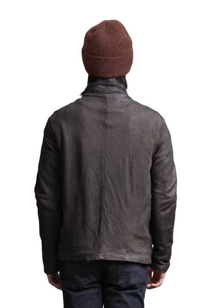 Geci de piele Giorgio Brato GIORGIO BRATO GU26F26099VBRUSH JACKET BLACK Moka Barbati (BM 19017648) 3