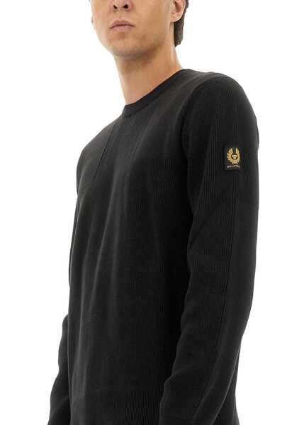 Pulovere Belstaff Commander Sweater BLACK Barbati (BM 19017679) 4
