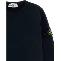 Pulovere casual pentru Fete - Pulovere casual Stone Island Sweatshirt With Patch Logo BLACK Fete (BM 19017691) - B-mall.ro