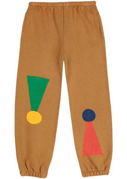 Pantaloni casual Bobo Choses Chess Logo Pants BROWN Baieti (BM 19017700) 1