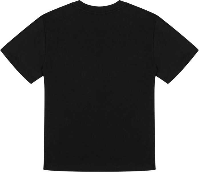 Tricouri Moschino Maxi Logo T-Shirt BLACK Baieti (BM 19017754) 2