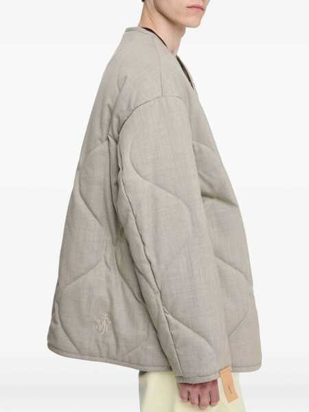 Sacouri office JW Anderson Quilted Jacket BEIGE Barbati (BM 19017835) 3