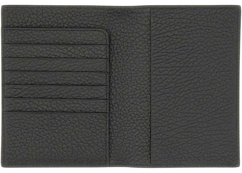 Portofele Tom Ford Leather T Card Holder BLACK Barbati (BM 19017853) 3