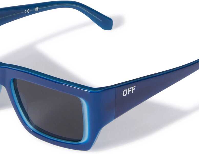 Ochelari de soare Off-White Squared Prescott Sunglasses With Logoed Rods Blue Femei (BM 19018063) 2