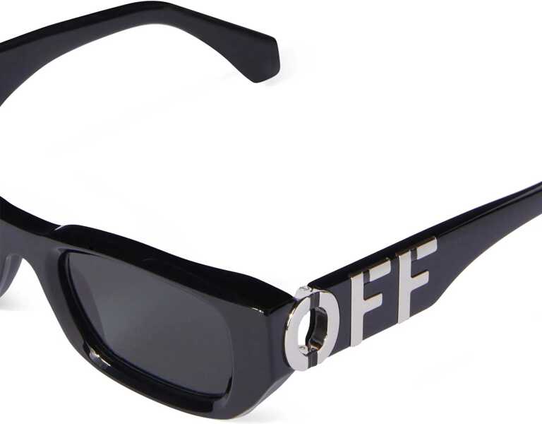 Ochelari de soare Off-White Solid Color Fillmore Rectangular Sunglasses Black Femei (BM 19018072) 2