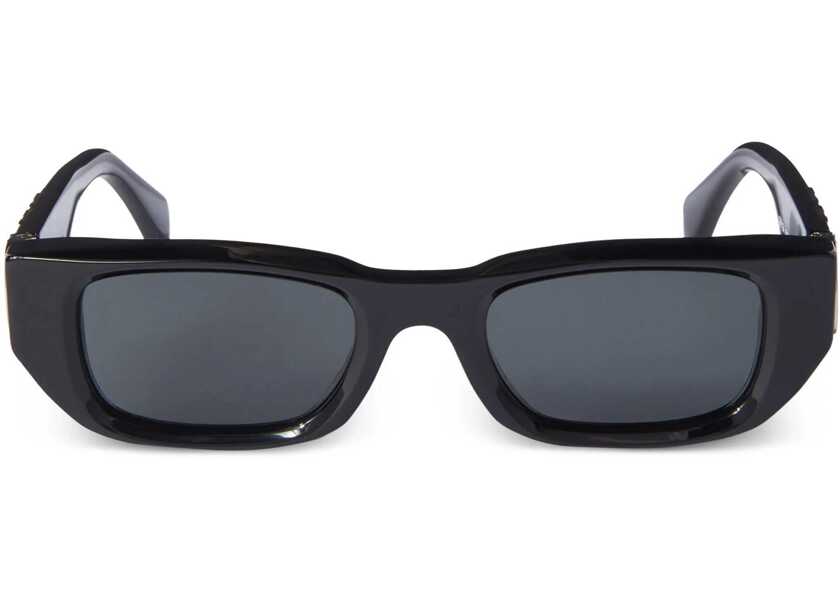 Ochelari de soare Off-White Solid Color Fillmore Rectangular Sunglasses Black Femei (BM 19018072) 1