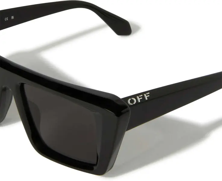 Ochelari de soare Off-White Solid Color Hartford Wayfarer Sunglasses With Contrasting Mo Black Femei (BM 19018093) 2
