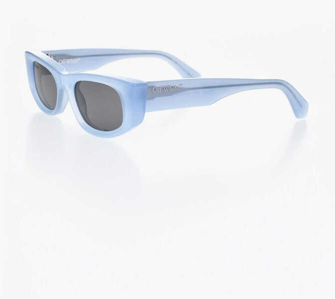 Ochelari de soare Off-White Cat-Eye Matera Sunglasses With Logoed Rods Light Blue Femei (BM 19018132) 2