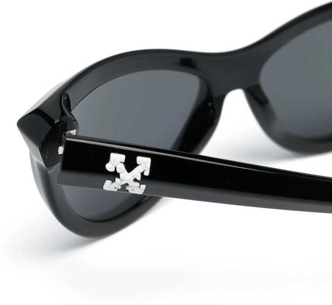 Ochelari de soare Off-White Solid Color Atlanta Sunglasses With Cat-Eye Frame Black Femei (BM 19018243) 3
