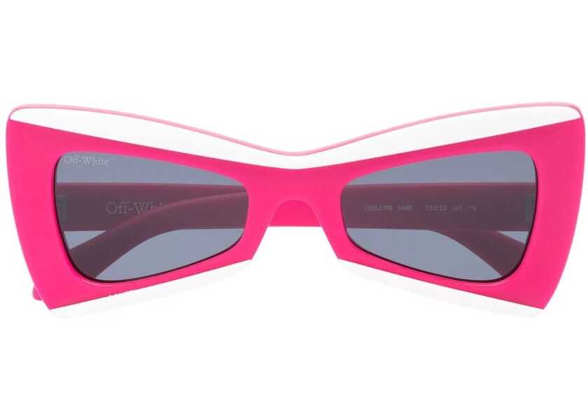 Ochelari de soare Off-White Two-Tone Nashville Sunglasses With Butterfly Frame White Femei (BM 19018249) 1