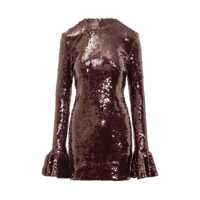 Rochii Rotate Birger Christensen Rotate Mini Dress With Sequins And Ruffle Sleeves Femei