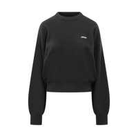 Pulovere Rotate Birger Christensen Rotate Black Sweatshirt With Embroidered Logo Femei