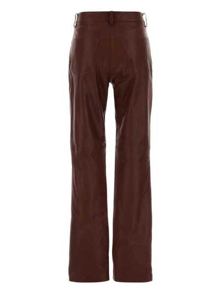 Pantaloni casual Magda Butrym Magda Butrym Pants Red Femei (BM 19023372) 2