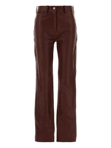 Pantaloni casual Magda Butrym Magda Butrym Pants Red Femei (BM 19023372) 1