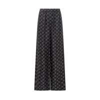 Pantaloni casual Tory Burch Tory Burch Palace Pants With Monogram Femei