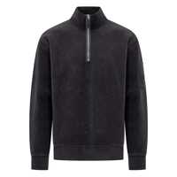 Pulovere C.P. Company C.P. Company Black Sweatshirt With Half Zip Barbati
