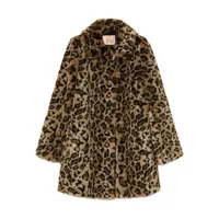Paltoane Twinset Animal Print Coat Femei