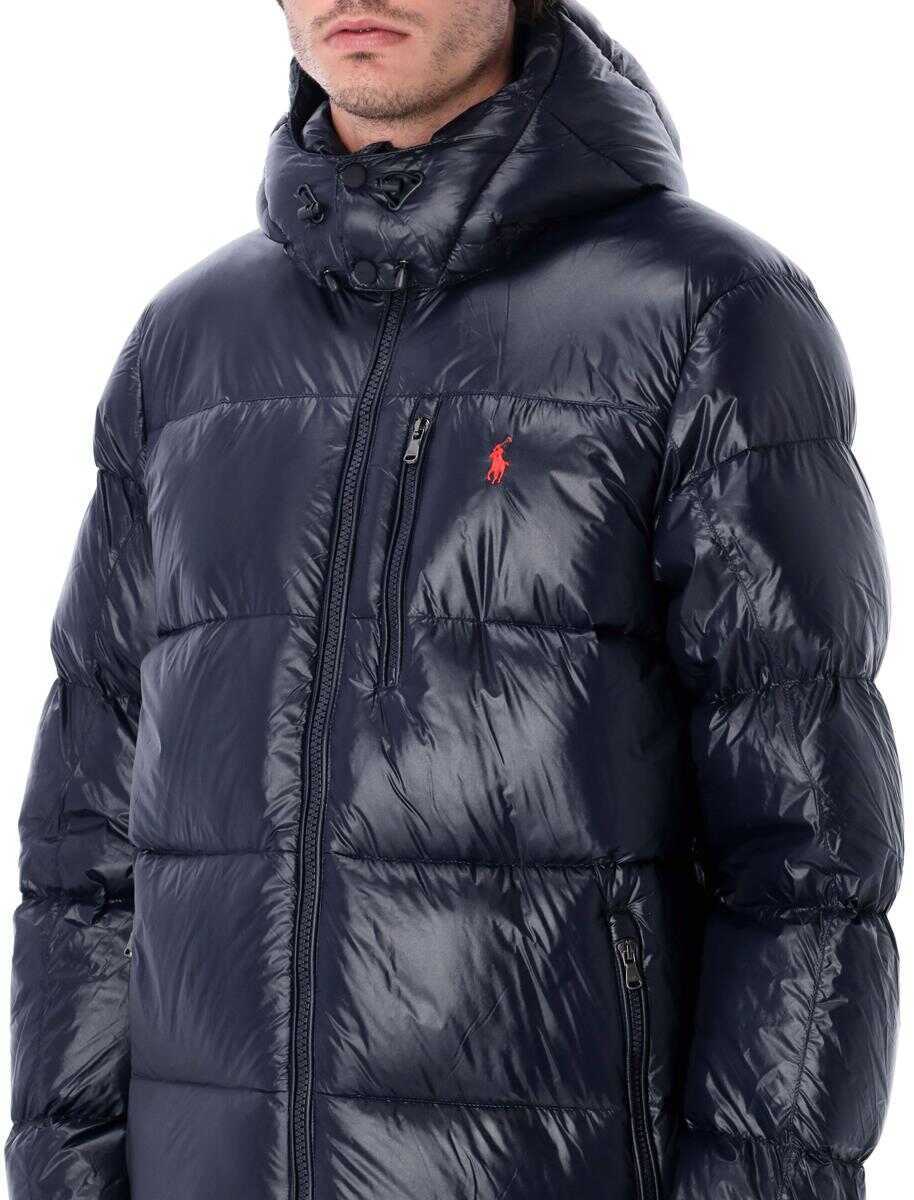 Geci de iarna Ralph Lauren Polo Ralph Lauren The Gorham Glossed Down Jacket With Detachable Hood NAVY Barbati (BM 19024113) 3