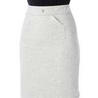Fuste COPERNI Dama - Fuste COPERNI Coperni Organic Cotton Jogging Skirt GREY Femei (BM 19024239) - B-mall.ro